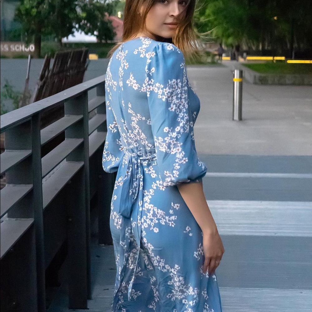 LAST ONE Faithfull the Brand Chloe Midi Dress NWT - Picture 6 of 16